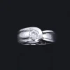 ANILLOS DE COMPROMISO Sortija solitario oro blanco.