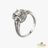 ANILLOS DE COMPROMISO Sortija oro blanco y diamantes.
