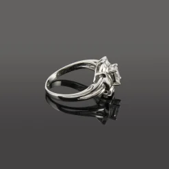 ANILLOS DE COMPROMISO Sortija oro blanco y diamantes.