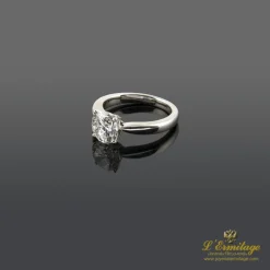 ANILLOS DE COMPROMISO Sortija solitario oro blanco color h. Pureza vs1 y peso 2,03 cts.