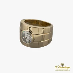 ANILLOS DE COMPROMISO Sortija solitario oro amarillo color g, pureza si y peso 1,85 cts.