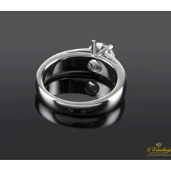 ANILLOS DE COMPROMISO Sortija solitario oro blanco color f, pureza vs2 y peso 1,10 cts.