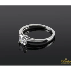 ANILLOS DE COMPROMISO Sortija solitario bulgari oro blanco