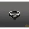 ANILLOS DE COMPROMISO Sortija solitario oro blanco color i, pureza si1 y peso 0,70 cts.