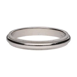 ANILLOS / SORTIJAS Alianza tiffany & co. En platino. Talla 18.