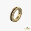 ANILLOS / SORTIJAS Anillo b.Zero1 de una banda en oro rosa de 18 qt y amatistas. Talla nº: 12