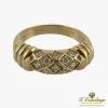 ANILLOS / SORTIJAS Anillo cartier oro amarillo y diamantes. Talla 54.