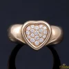 ANILLOS / SORTIJAS Anillo corazón oro amarillo y diamantes