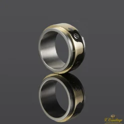 ANILLOS / SORTIJAS Anillo love acero y oro xl