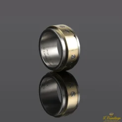 ANILLOS / SORTIJAS Anillo love acero y oro xl