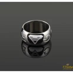 ANILLOS / SORTIJAS Anillo monologo oro blanco. Talla nº: 15