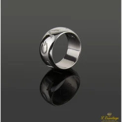 ANILLOS / SORTIJAS Anillo monologo oro blanco. Talla nº: 15