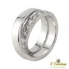 ANILLOS / SORTIJAS Anillo nouvelle vague oro blanco y diamantes. Talla 52.