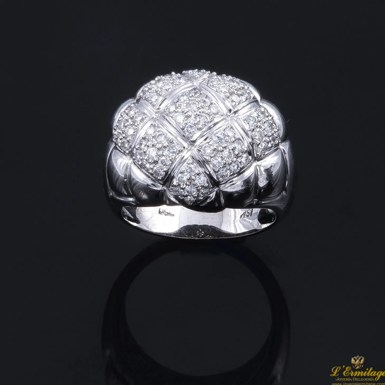 ANILLOS / SORTIJAS Anillo oro blanco y diamantes.