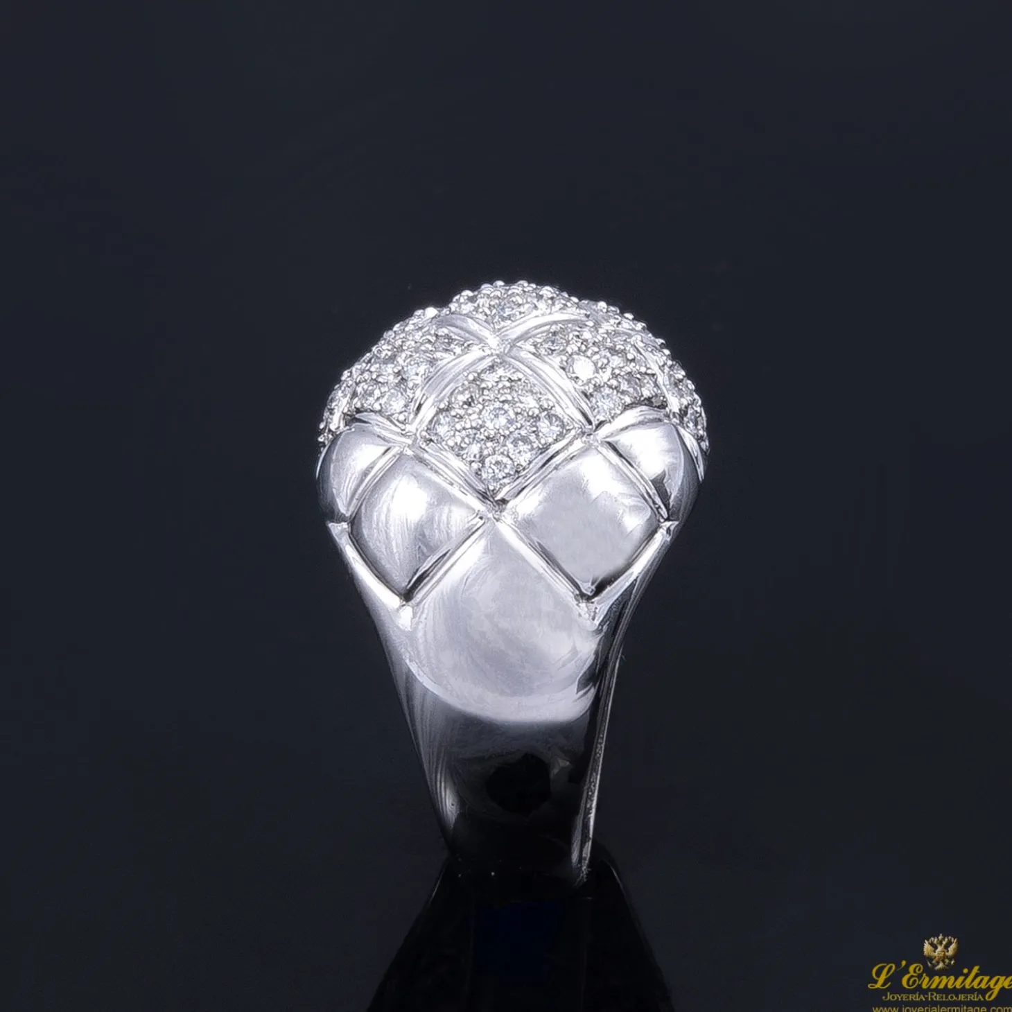 ANILLOS / SORTIJAS Anillo oro blanco y diamantes.