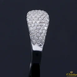 ANILLOS / SORTIJAS Anillo oro blanco y pavé de diamantes.