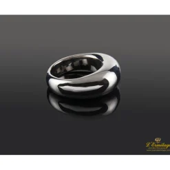 ANILLOS / SORTIJAS Anillo oro blanco liso media caña.