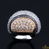ANILLOS / SORTIJAS Anillo oro blanco oro amarillo y diamantes