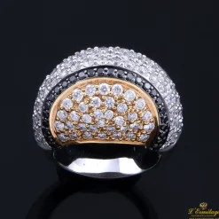 ANILLOS / SORTIJAS Anillo oro blanco oro amarillo y diamantes