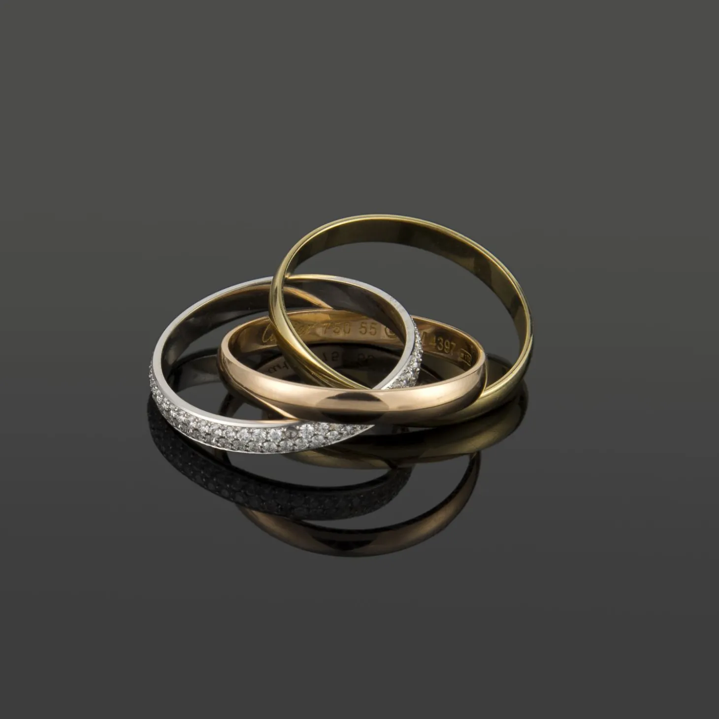 ANILLOS / SORTIJAS Anillo trinity tamaño pequeño talla nº:14
