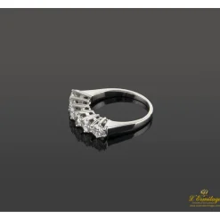 ANILLOS / SORTIJAS Cintillo oro blanco y diamantes