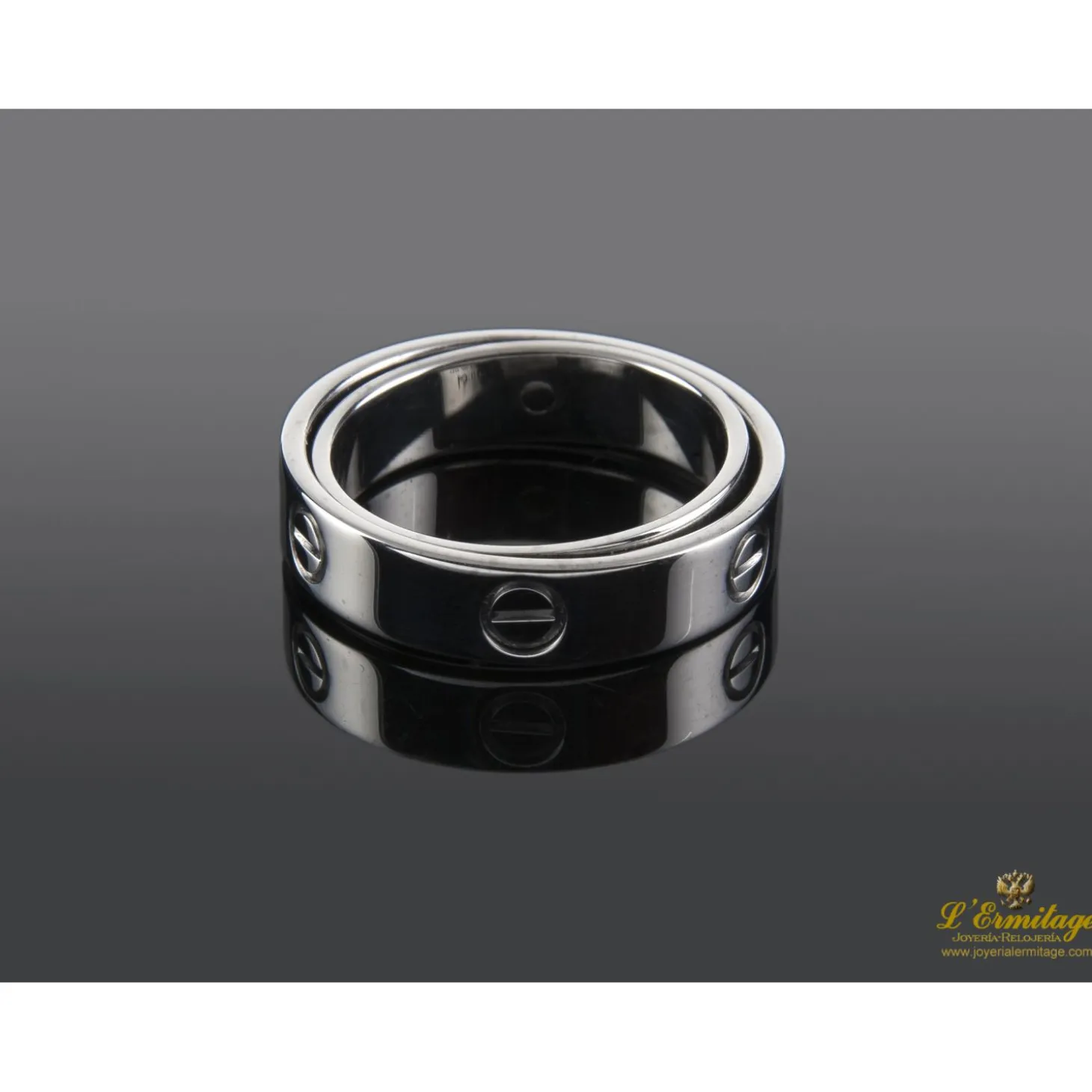 ANILLOS / SORTIJAS Love oro blanco.