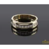 ANILLOS / SORTIJAS Media alianza oro amarillo y diamantes. Talla nº 10