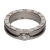 ANILLOS / SORTIJAS Solitario b-zero 1 en oro blanco con un brillante. Talla 50.
