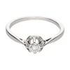 ANILLOS / SORTIJAS Solitario en oro blanco y un brillante con un peso estimado de 0.20 Ct.
