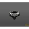 ANILLOS / SORTIJAS Solitario en oro blanco con un brillante color g, pureza vs1 y peso 0.50 Ct.
