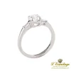 ANILLOS / SORTIJAS Solitario en oro blanco con brillante color g, pureza vs1, y peso 1,00ct.