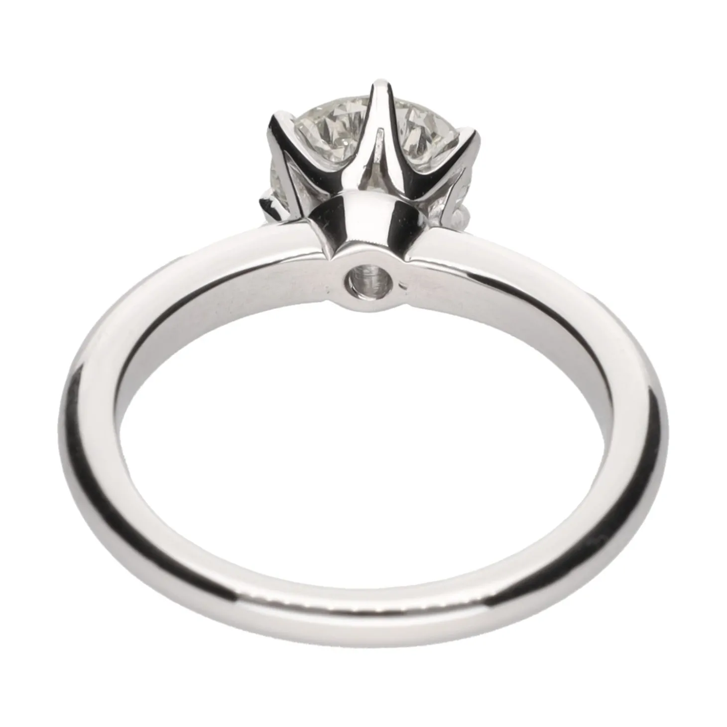ANILLOS / SORTIJAS Solitario en oro blanco y brillante color l, pureza vs1 y peso 1,45ct.
