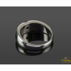 ANILLOS / SORTIJAS Solitario realizada en oro blanco con diamante talla princesa