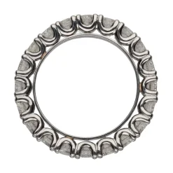ANILLOS / SORTIJAS Sortija alianza eternity en platino con brillantes. Talla 14.