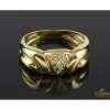 ANILLOS / SORTIJAS Sortija antigua oro amarillo y diamantes.