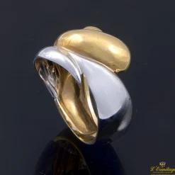 ANILLOS / SORTIJAS Sortija bombe en oro blanco y amarillo