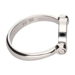 ANILLOS / SORTIJAS Sortija bulgari bulgari en oro blanco con onix y brillantes. Talla 53.