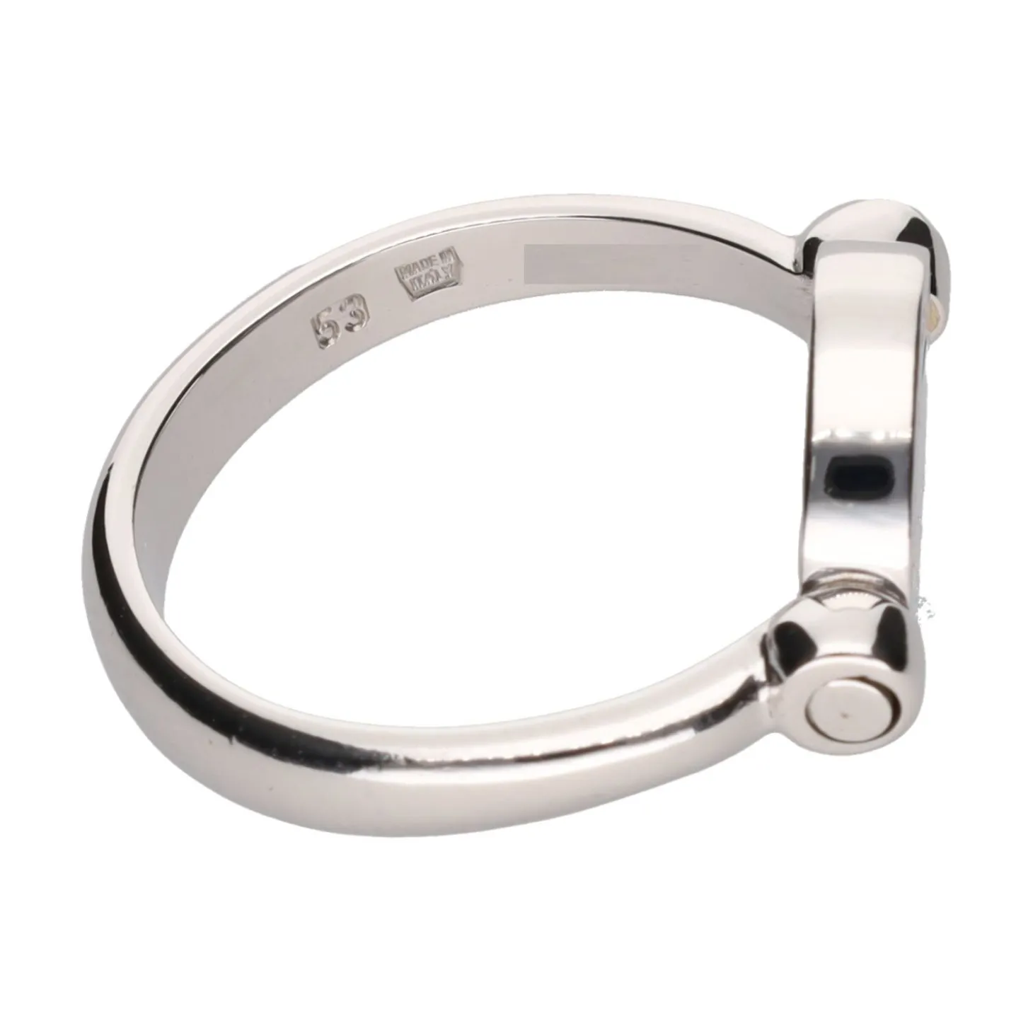ANILLOS / SORTIJAS Sortija bulgari bulgari en oro blanco con onix y brillantes. Talla 53.
