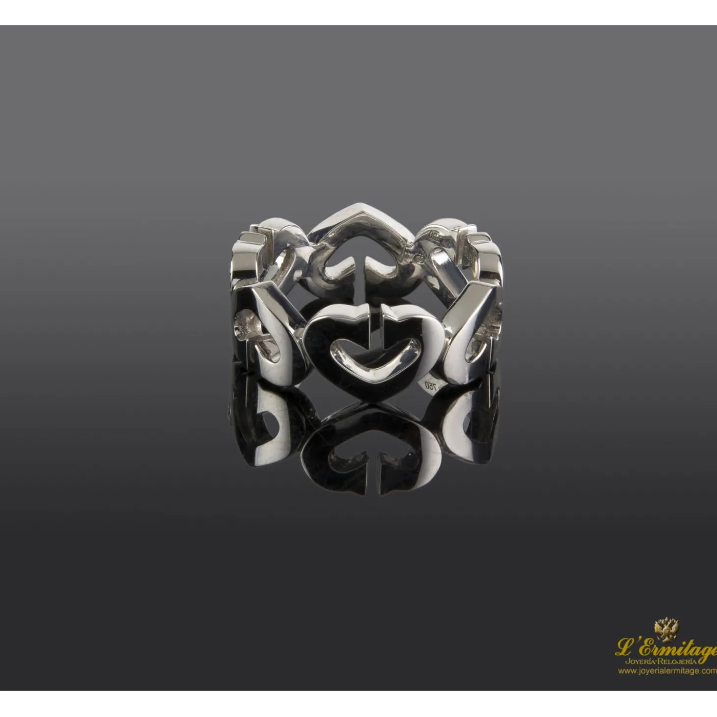 ANILLOS / SORTIJAS Sortija cartier oro blanco y diamantes