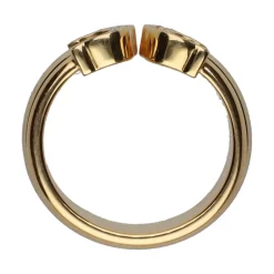 ANILLOS / SORTIJAS Sortija c de cartier en oro amarillo y oro blanco con brillantes. Talla 53.