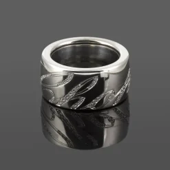 ANILLOS / SORTIJAS Sortija chopard chopardissimo oro blanco y diamantes. Talla nº: 12.