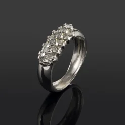 ANILLOS / SORTIJAS Sortija en oro blanco con brillantes