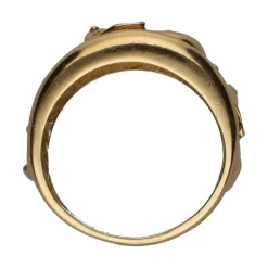 ANILLOS / SORTIJAS Sortija en oro amarillo y detalles con elefantes.