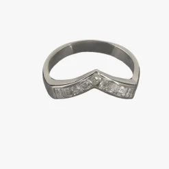 ANILLOS / SORTIJAS Sortija en oro blanco con diamantes