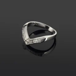 ANILLOS / SORTIJAS Sortija en oro blanco con diamantes