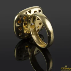 ANILLOS / SORTIJAS Sortija en oro amarillo con un topacio