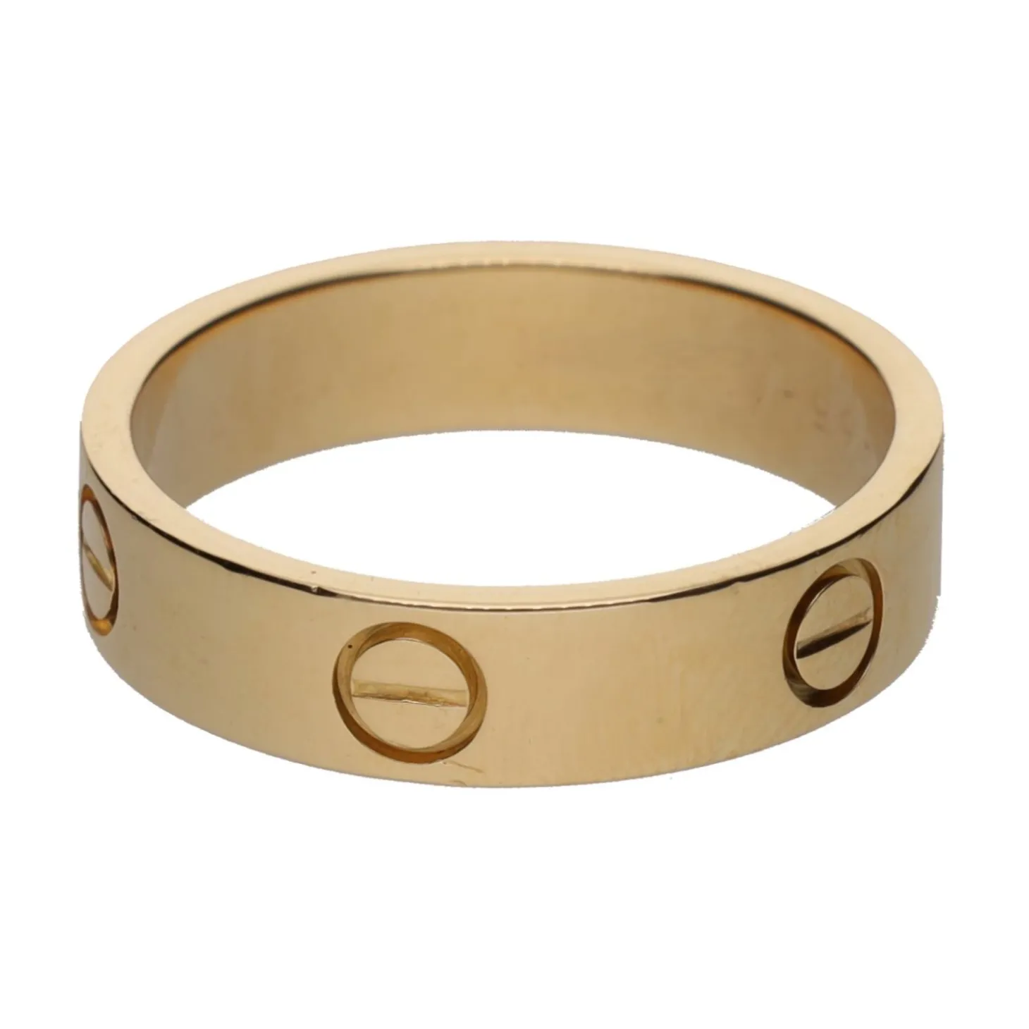 ANILLOS / SORTIJAS Sortija love de cartier en oro amarillo. Talla 65.