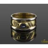 ANILLOS / SORTIJAS Sortija oro amarillo oro blanco zafiro y diamantes.