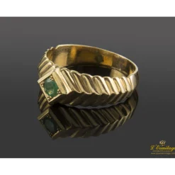 ANILLOS / SORTIJAS Sortija oro amarillo y esmeralda