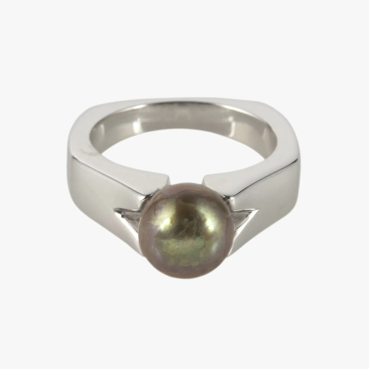 ANILLOS / SORTIJAS Sortija oro blanco 14k con perla.